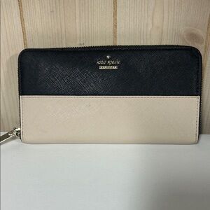 Listing #18 Kate Spade Black and Tan Wallet
